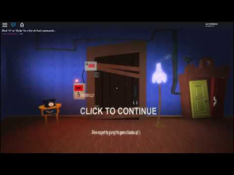 Hello Neighbor Roblox Tam Sürüm Act 1 İntro