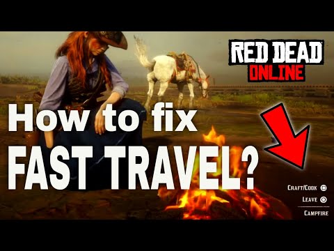 Fast travel is broken? What to do? Easy fix in Red Dead Online