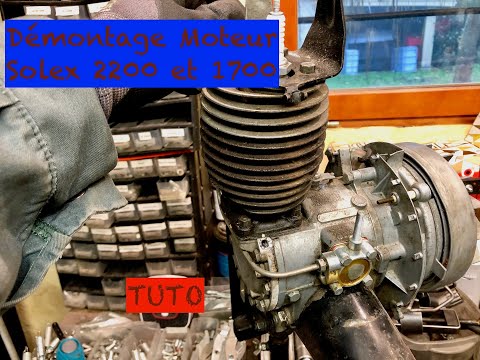 Démontage moteur Solex type 1700 et 2200