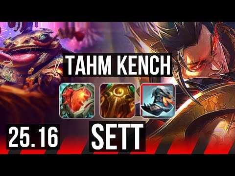 TAHM KENCH vs SETT (TOP) | 8/2/8, Dominating | EUW Diamond | 25.16