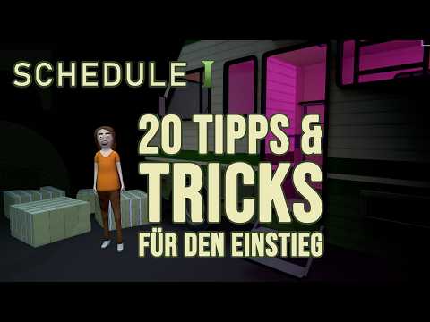 20 UNSCHLAGBARE TIPPS | Schedule 1 Beginner Guide Deutsch 💵🤑