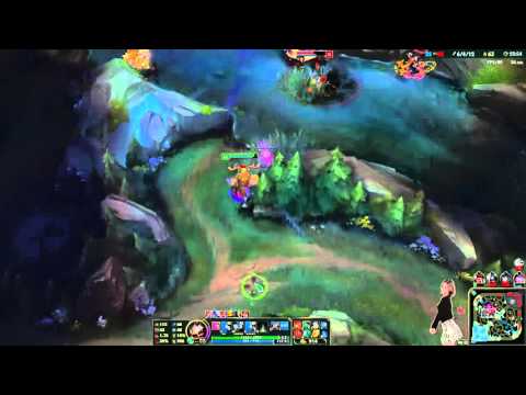 [Jungle 6.8] Kogmaw Quadra Kill