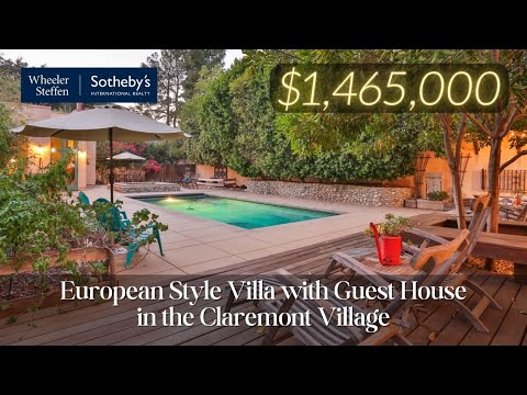 HISTORIC European Villa Home in the Claremont Village - 1133 Yale Avenue, Claremont, CA 91711