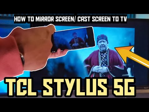 TCL STYLUS 5g: How to screen mirror/screen cast |  (Easy tutorial)