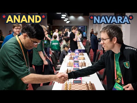 Genius David Navara vs Legend Vishy Anand | World Rapid Teams 2025