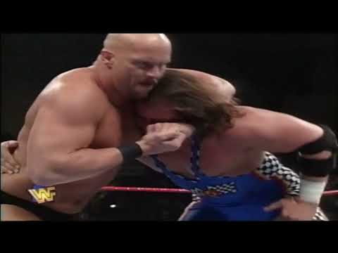 Stone Cold Steve Austin vs Bob Holly. November 11, 1996. WWF Raw