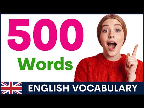 よく使われる英単語500｜パート1｜イギリスの語彙と発音 (500 Common English Words | Part 1 | British Vocabulary and Pronunciation)