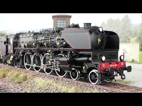 Unboxing Steam Locomotive 241-A-65 Märklin 55082 Gauge 1 1:32 - 8.6 kg, 822 mm - Class 241 /Review