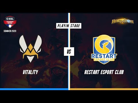 VITALITY VS RESTART ESPORT CLUB - PLAYIN STAGE - ESL ECN SUMMER 2020