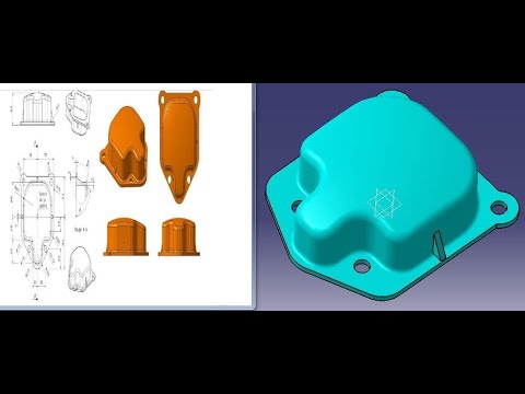 Surface exercise in Catia V5 Surface modeling