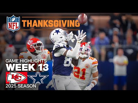 Kansas City Chiefs vs Dallas Cowboys Thanksgiving Game Highlights | 2025 NFL Season Week 13