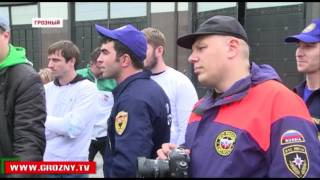 В Чечне спасатели и врачи центра медицины катастроф провели учения среди блогеров и журналистов 