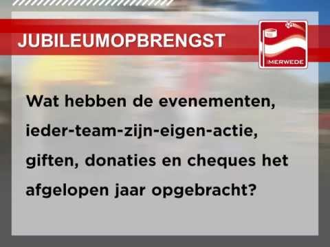 Opbrengst jubileumactiviteiten S.K.C. Merwede