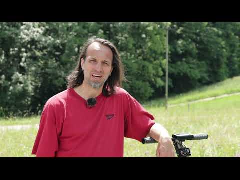 E-Beetle im Einsatz: Wiesensaatgut von wertvollen Flächen beernten