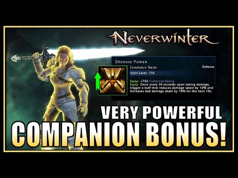 SURPRISING FINDS: A Best Companion Equip Bonus for AoE Damage & Survivability on Tanks - Neverwinter