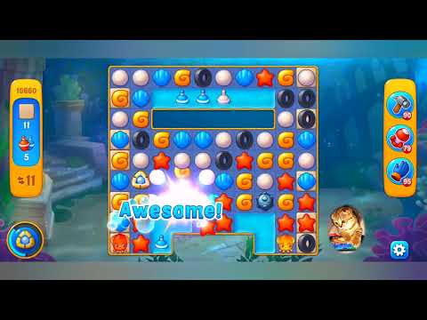 фишдом 2022 # 10660 уровень - прохождение без бустеров # Fishdom,  10660  level - no Boosters.