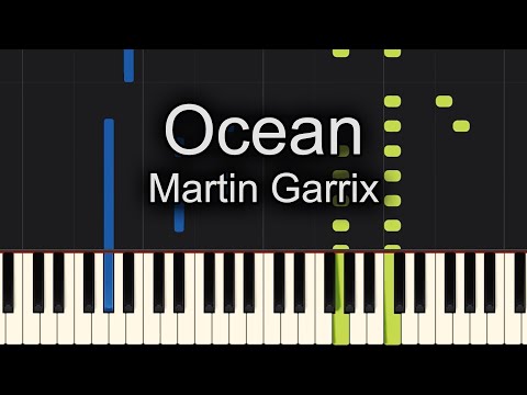 Ocean Martin Garrix ft. Khalid Piano Tutorial Synthesia (Chords)