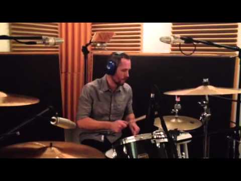 Grant Scott drums. In studio with Gus Van Go