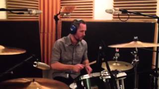 Grant Scott drums. In studio with Gus Van Go