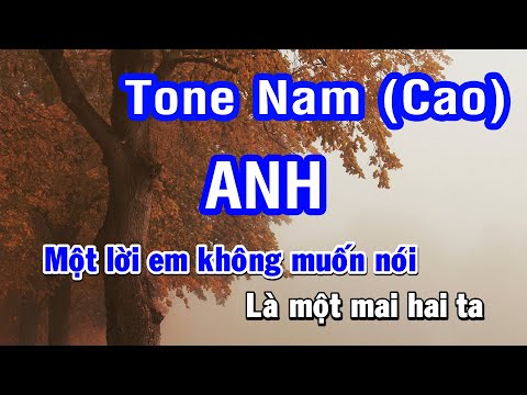 Karaoke Anh - Tone Nam (Cao) | Nhan KTV