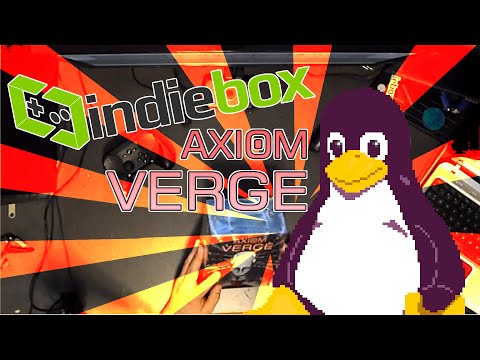 Axiom Verge IndieBox Unboxing | The Linux Gamer