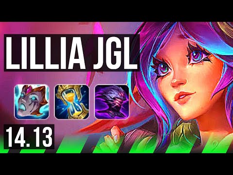 LILLIA vs REK'SAI (JGL) | 15/2/9, Rank 7 Lillia, Legendary, 40k DMG | EUW Challenger | 14.13