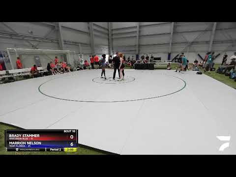 160 Lbs Placement Matches (8 Team) - Brady Stammer, Wisconsin Blue Vs Marrion Nelson, Team Florida