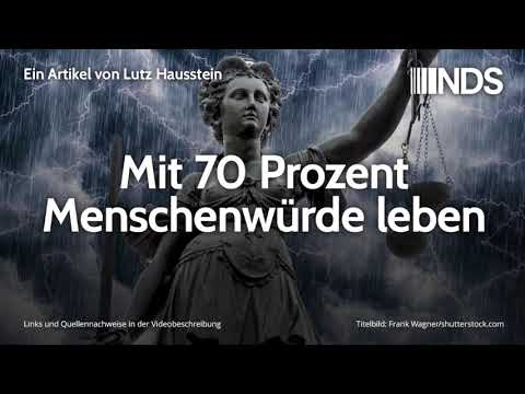 Mit 70 Prozent Menschenwürde leben | Lutz Hausstein | NachDenkSeiten-Podcast | 13.11.2019