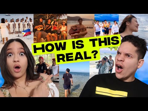 WTF is going in Filipino Beaches!? Latinos react to Filipino Beach SINGERS for the first time...