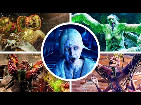 Dark Escape 4D Arcade - All Bosses & Endings