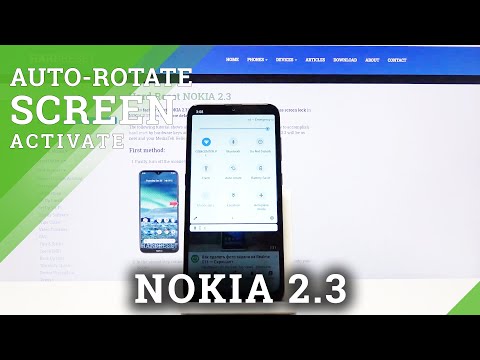 How to Enable Auto- Rotation on Nokia 2.3 - Rotate Screen