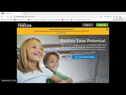 How To Use Pearsonrealize