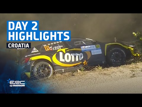 Day 2 Highlights | ERC Croatia Rally 2025