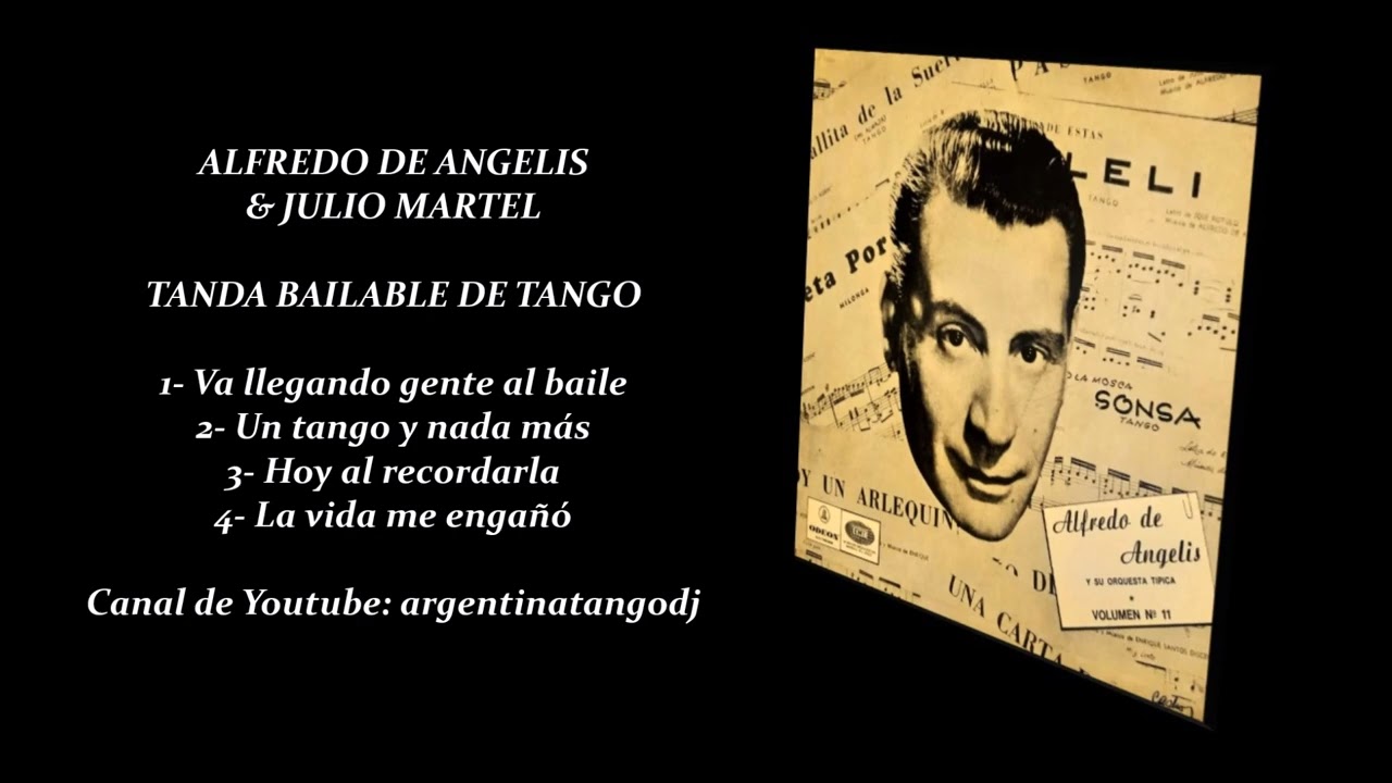 ALFREDO DE ANGELIS & JULIO MARTEL: SELECCIÓN O "TANDA" DE TANGO