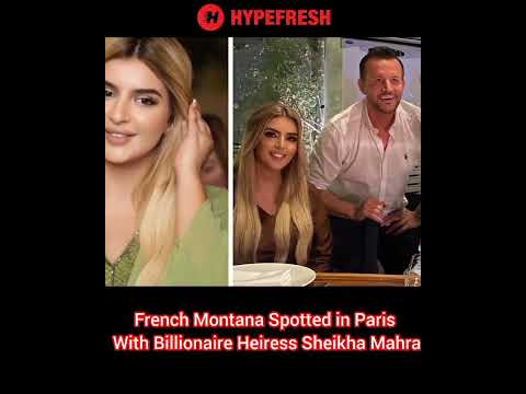 French Montana & Sheikha Mahra Spotted in Paris!