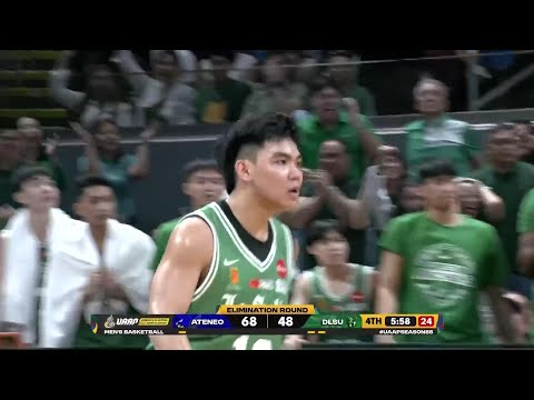 DLSU 18-0 RUN CUTS LEAD to 12  vs Ateneo in 4Q 💚 | UAAP Season 88 Men’s Basketball