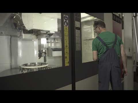 Toshulin SKIQ VTL 78.74" (2000 mm) table Inconel machining (customer runoff)