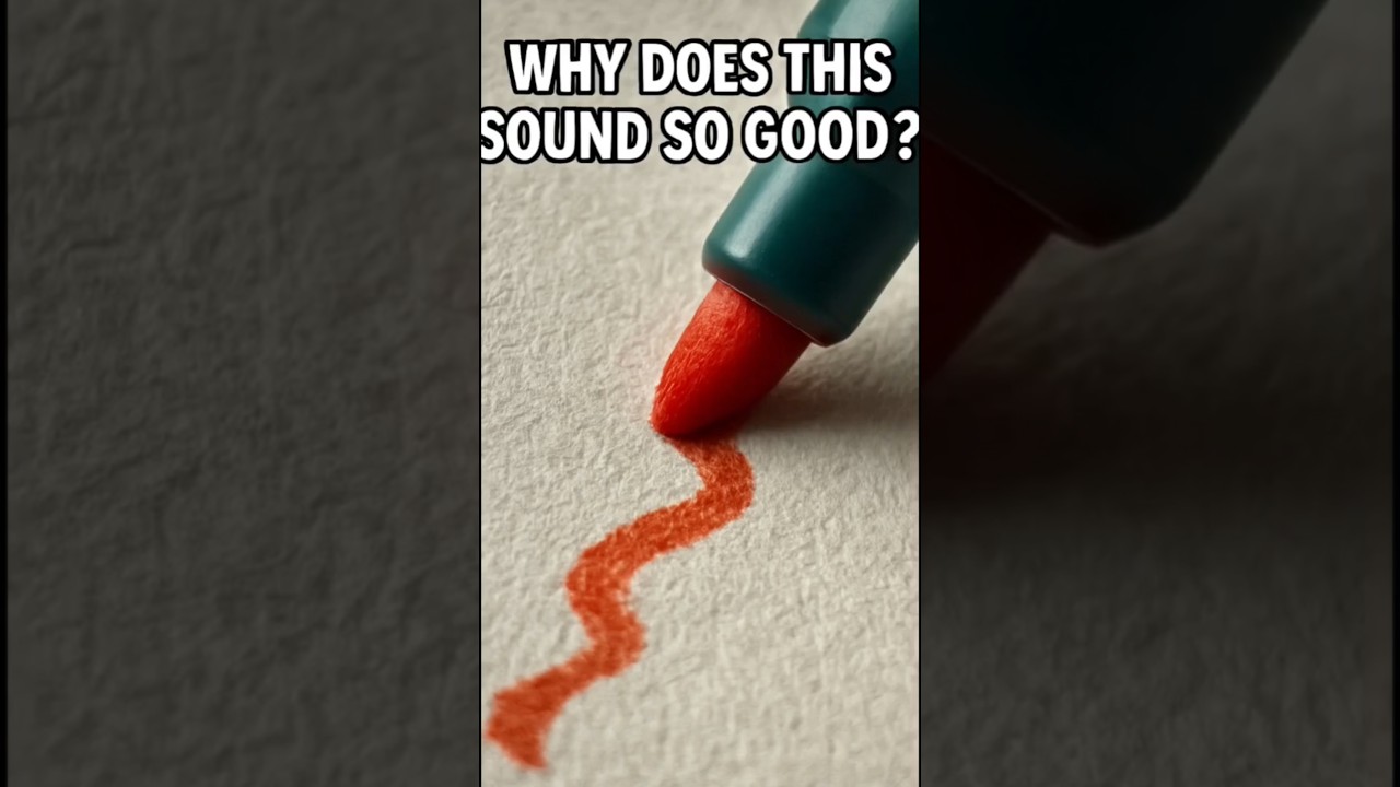 “This Marker Sound is Oddly Addictive 🎧” #asmr