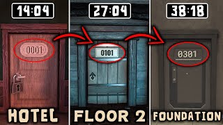 Roblox : DOORS Hotel Vs DOORS Floor 2 Vs DOORS THE FOUNDATION  | Jumpscares