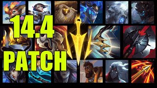 パッチ14.4【必見】最新League of Legendsパッチの変更点を解説！Patch14.4 リーグオブレジェンド