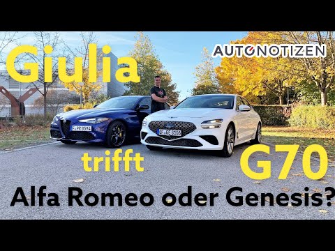 Alfa Romeo Giulia oder Genesis G70? Alternativen zu A4, 3er und C-Klasse im Vergleich | Test | 2021