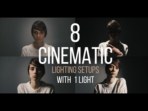 8 Cinematic Lighting Techniques with 1 LIGHT in 120 SECONDS