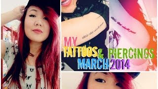 MY TATTOOS AND PIERCINGS (NO LONGER CURRENT) | Meaning, Pain levels etc