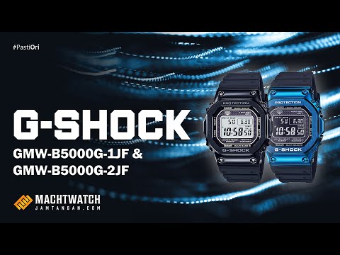 Casio G-Shock GMW-B5000G-1DR Men Tough Solar Digital Dial Black Resin Band-1