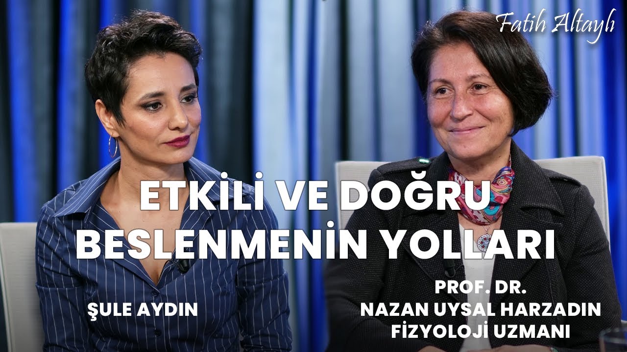 Etkili ve doğru beslenmenin yolları / Şule Aydın & Prof. Dr. Nazan Uysal Harzadın