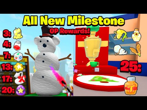All New OP Milestone Rewards Every Kill/Claim This Beesmas! (Bee Swarm Simulator)