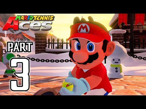 MARIO TENNIS ACES Walkthrough PART 3 (Adventure Mode) @ No Commentary 1080p (60ᶠᵖˢ) HD ✔