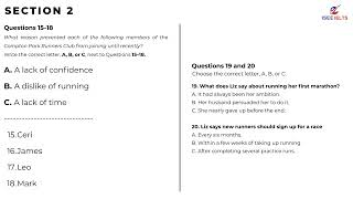 CAM 19 | IELTS LISTENING TEST | TEST 4 - SECTION 2 #english #listening #ielts #education #iseeielts