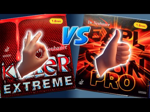 BACKHAND SHORT PIPS 🏓😈 Dr Neubauer Killer Extreme vs Explosion Pro