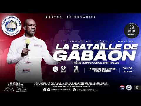 ARMÉE  DE MIDI THÈME LA BATAILLE DE GABAON 10/07/2023